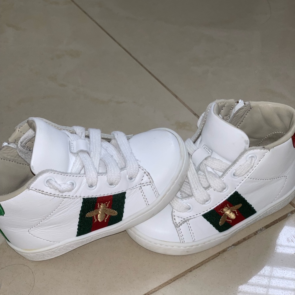 Gucci toddler high top sneakers